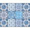 Homeroots 5 x 5 in. Azul Gianna Blue Peel & Stick Tiles 400331 - alternate 7